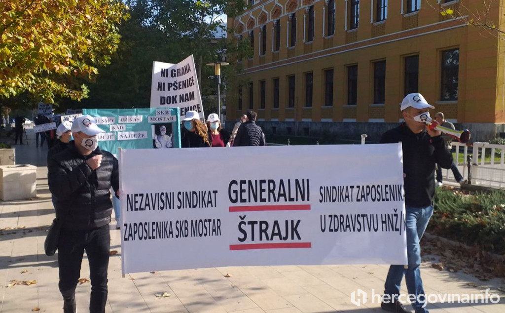 2400 zdravstvenih djelatnika u četvrtak stupa u generalni štrajk