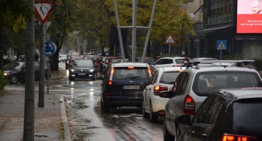 Franjevačka ulica prometni kolaps Mostar