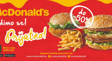 McDonald's, uštede, kuponi, Mepas Mall, Drive M17