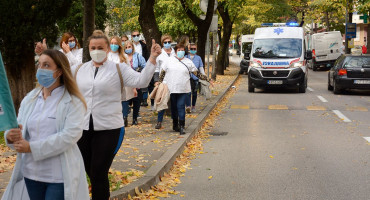 Štrajk prosvjedi zdravstveni radnici
