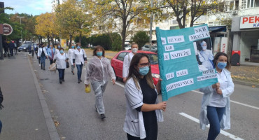 Prosvjed zdravstvenih djelatnika