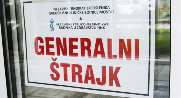 HNŽ 2400 zdravstvenih djelatnika stupilo u generalni štrajk