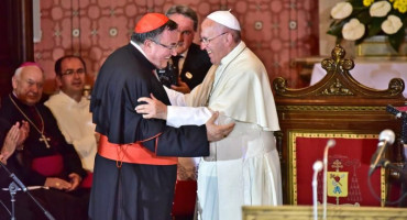 Kardinal Vinko Puljić uputio božićnu čestitku papi Franji