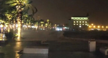 Splitska riva pod morem