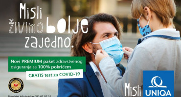 GRATIS test na COVID-19 uz kupovinu polise dobrovoljnog zdravstvenog osiguranja.