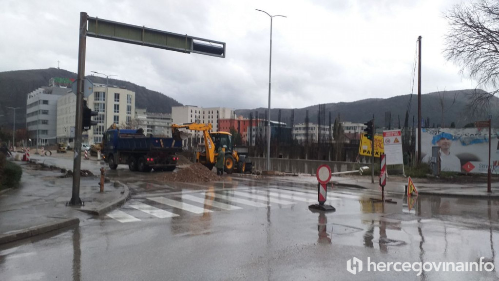 MOSTAR Ulica Ante Starčevića danas zatvorena za promet