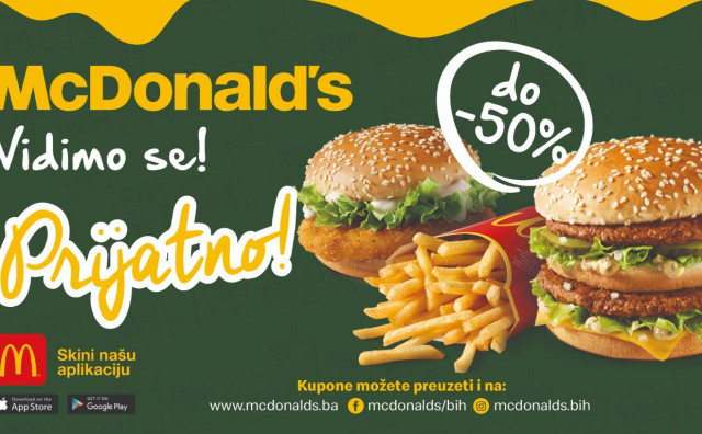 Nove uštede do 50 % u McDonald'su!