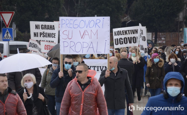 Prosvjed zdravstvenih djelatnika