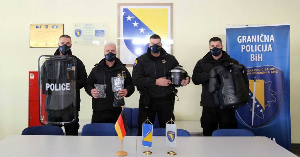 DONACIJA Njemačka policija opremila Graničnu policiju BiH