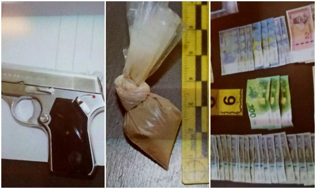 AKCIJA U MOSTARU Uhićen diler, pronađena droga, oružje i novac