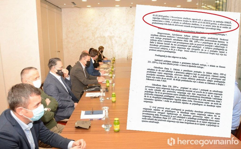SINDIKAT SKB MOSTAR "Vlada HNŽ-a postavila je krivotvoreni dokument Županijskog suda u Mostaru"
