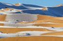 Slike snijega u pustinji