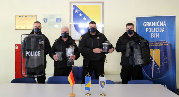 DONACIJA Njemačka policija opremila Graničnu policiju BiH