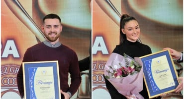 Petar Zadro i Iris Ćorić najbolji sportaši Mostara