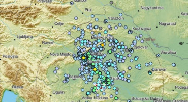 SREDIŠNJA HRVATSKA Serija od pet potresa tijekom noći