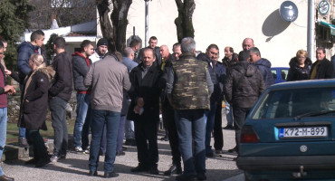 Bileća prosvjed