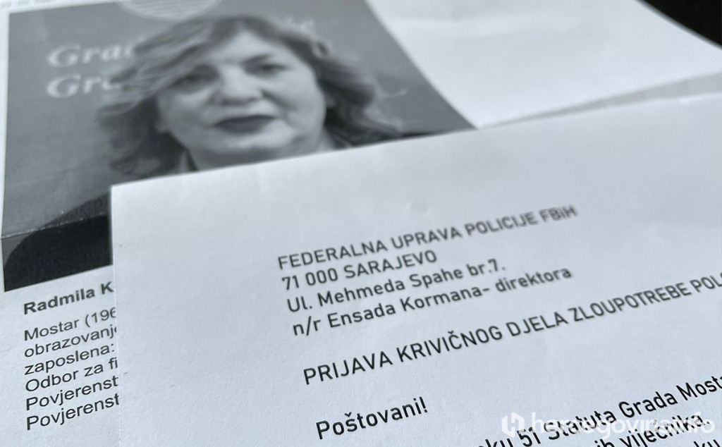 RADMILA KOMADINA Nova savjetnica gradonačelnika Mostara prijavljena FUP-u