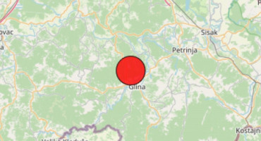 Potres kod Gline magnitude 4,2