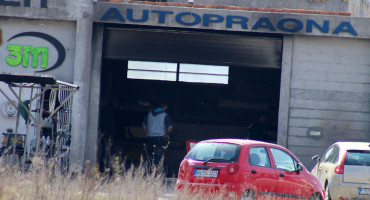 Požar Južni logor vulkanizer