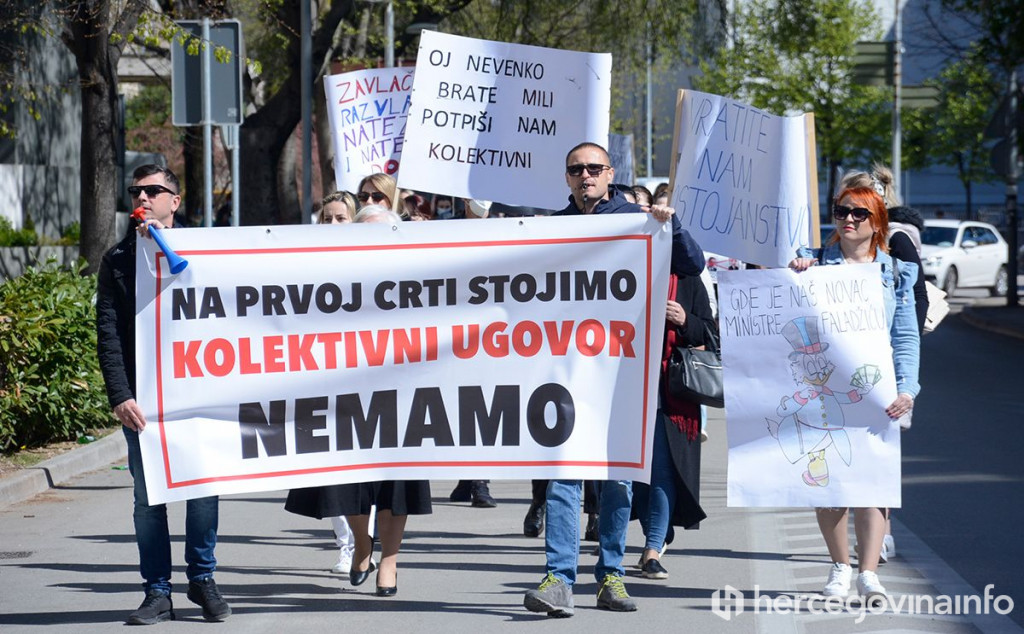 ZDRAVSTVO NE ODUSTAJE Ponovno su šetali, pozivaju na ostavke, a evo šta će ako bude pravomoćno da je štrajk nezakonit