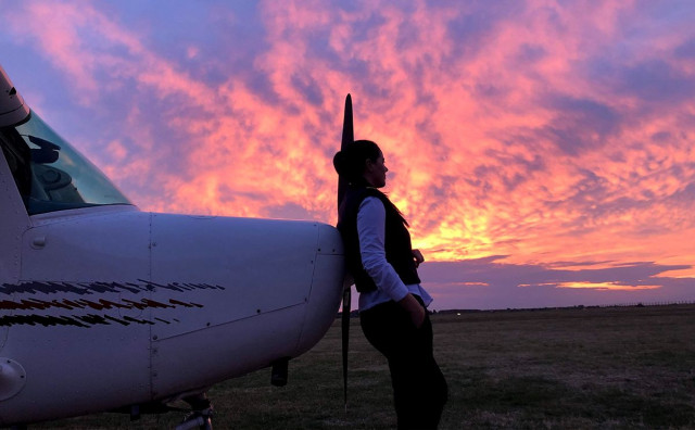 BILJANA ABULA Zrakoplovi su njezina strast, radi kao stjuardesa, a danas je i licencirani pilot