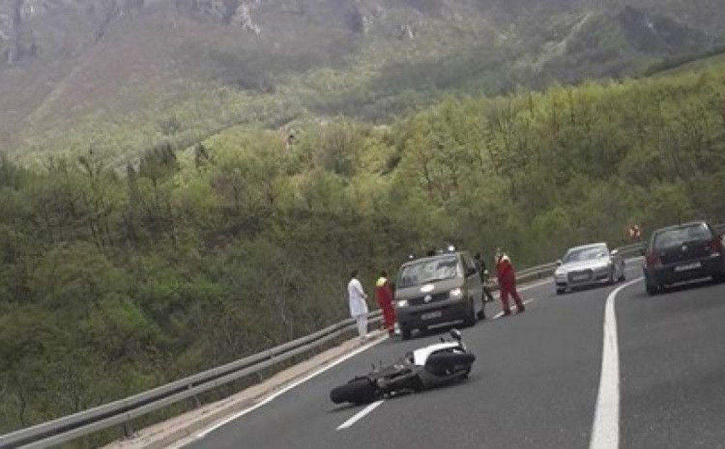 PROMETNA NESREĆA Kod Konjica teško ozlijeđen motociklist