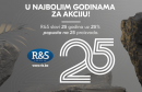 U najboljim godinama za akciju: R&S Sarajevo slavi 25. rođendan uz 25% popusta na 25 proizvoda