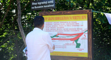 MIRNI PROSVJEDI Ne damo Bunu za hidrocentrale