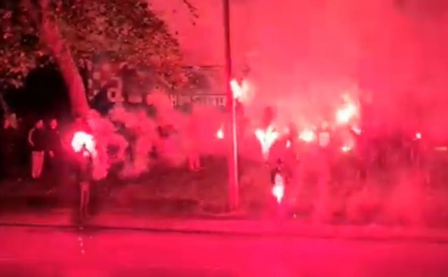 Dinamo Čapljina grafit bakljada