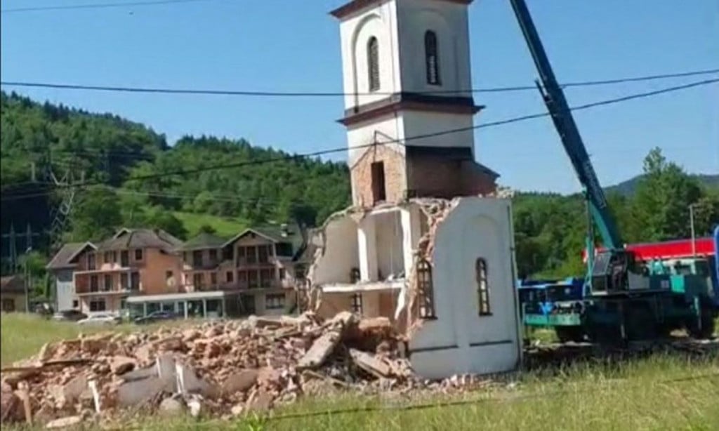 KONJEVIĆ POLJE Srušena crkva u dvorištu Fate Orlović