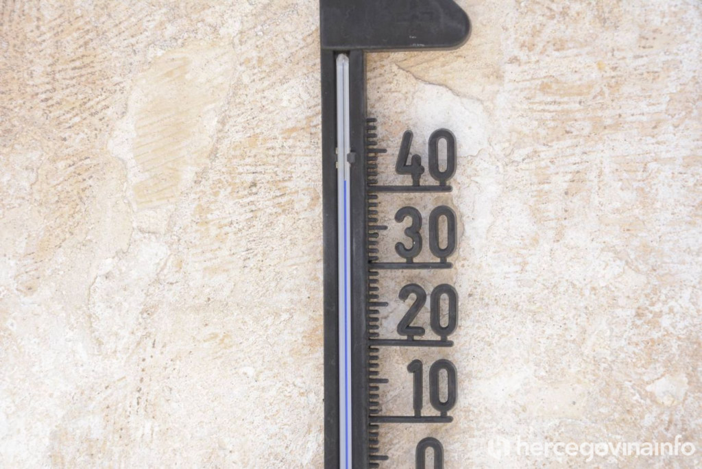 VRHUNAC TOPLOTNOG UDARA Živa na termometru u Mostaru pokazuje 41 stupanj