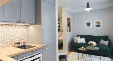 Evo kako je garsonijera od 28 m2 dobila prostor za spavanje