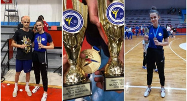 DAVID I DORA MARUŠIĆ Brat i sestra iz Mostara najbolji taekwondoisti u BiH