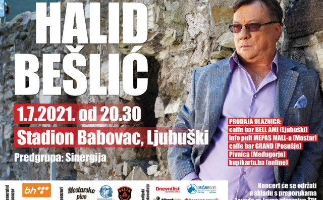 Halid Bešlić, koncert, Ljubuški