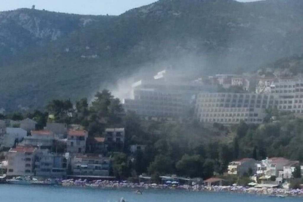 ZAPALILA SE SAUNA Izbio požar u najvećem hotelu u Neumu