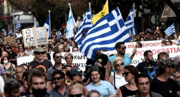 Prosvjed Grčka Atena