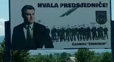 Zoran Milanović plakat branitelji