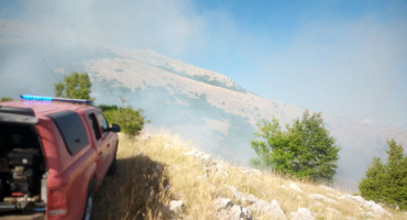 Gšaenje požara između Goranaca i Bogodola