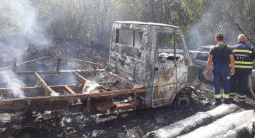 Požar vozola automobili Drinovci