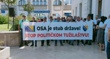 Prosvjed Osman Mehmedagić Osmica Mostar