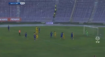 Mladi nogometaš Zrinjskog Antonio Prskalo odličnim pogotkom donio pobjedu U-18 reprezentaciji BiH u Rumunjskoj