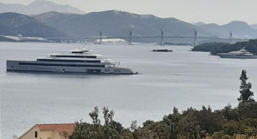 SVJETSKA 'KREMA' Tko je megajahtu usidrio tako da ima pogled na Pelješki most