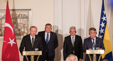 Erdogan u Sarajevu okupio Predsjedništvo BiH, a Dodik mu rekao za jednog stranca i Afganistan