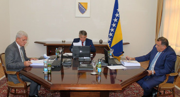 SJEDNICA PREDSJEDNIŠTVA BIH Dodik bio protiv svih odluka na dnevnom redu