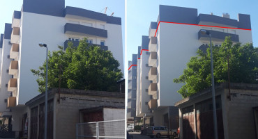 NOVA ZGRADA Počelo pilanje ilegalnog kata, upitna dozvola za cijelu zgradu