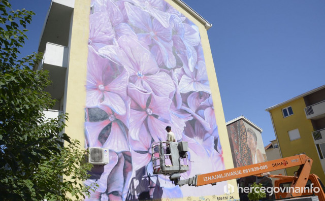 Američki umjetnik oslikava zgradu u Šantićevoj, počinje Street Arts Festival