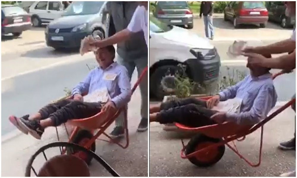 URNEBESNO Dobio na kladionici 15 tisuća maraka, pa ga kroz Vitinu s novcem vozili u karijoli