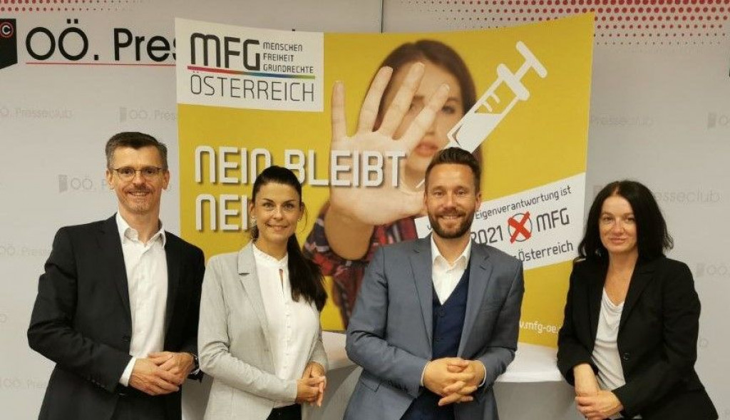 "LJUDI, SLOBODE, TEMELJNA PRAVA" Antivakseri ulaze u austrijski parlament