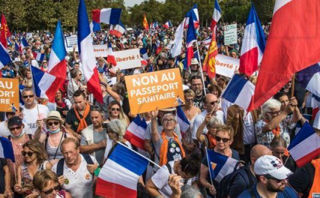 prosvjedi, Francuska, koronavirus