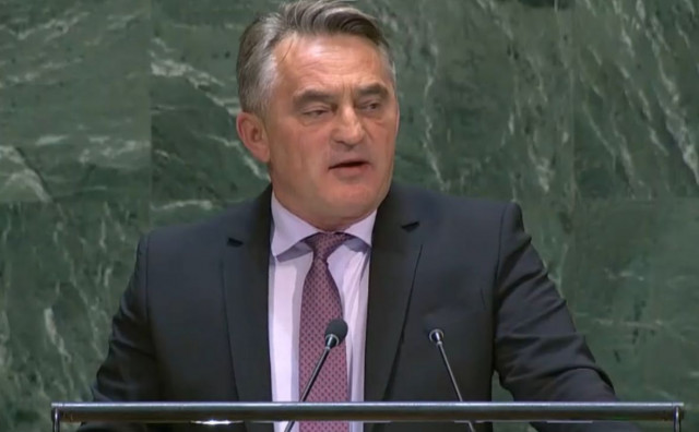 NAJPAMETNIJA GREŠKA Državna televizija BHRT prekinula prijenos Komšićevog govora u UN-u